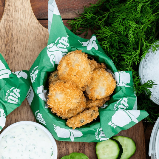 Crispy Fried Pickle Chips - Dillicious Pickles