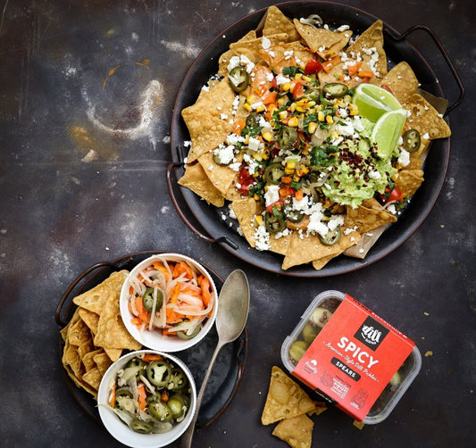 Escabeche, Salsa, Guacamole & Tortilla Chips - Dillicious Pickles