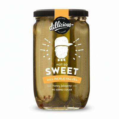 Not So Sweet Dill Pickle Halves